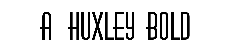 A_Huxley Bold cкачати шрифт безкоштовно